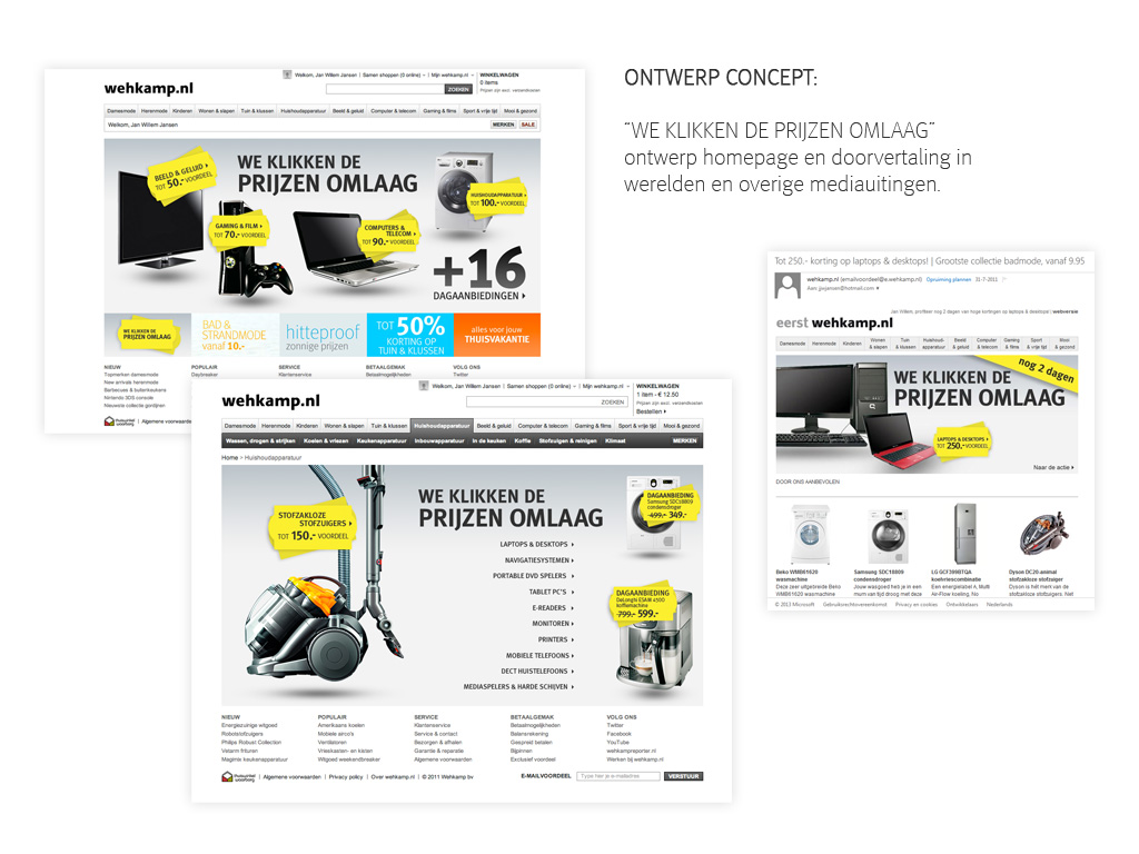 We klikken de prijzen omlaag!